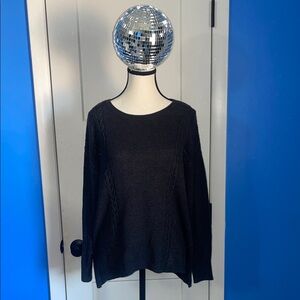 American Eagle Outfitters Charcoal Crew Neck Sweater